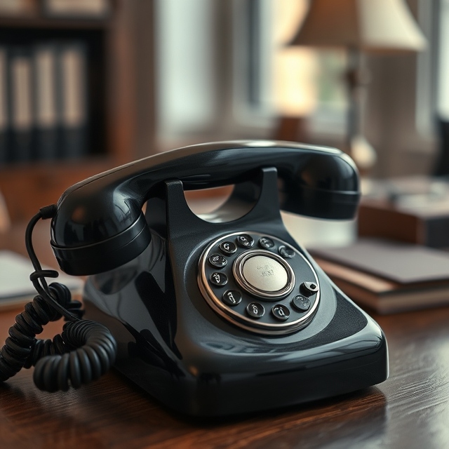 Di image show old telephone receiver wey dey symbolize di koro-koro police summons wey dem send give NLC leaders. AI-Generated Image.